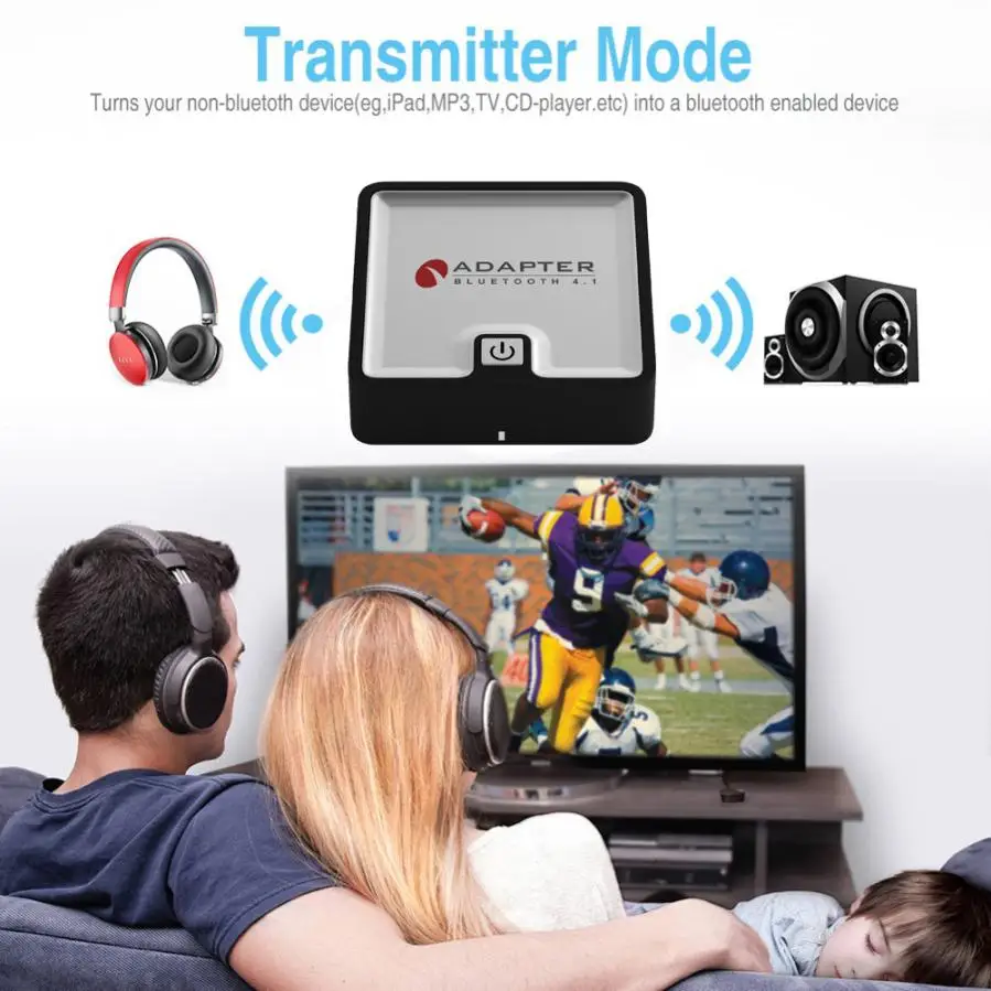 2018 2 in 1 Bluetooth Transmitter and Receiver Aptx Digital Optical