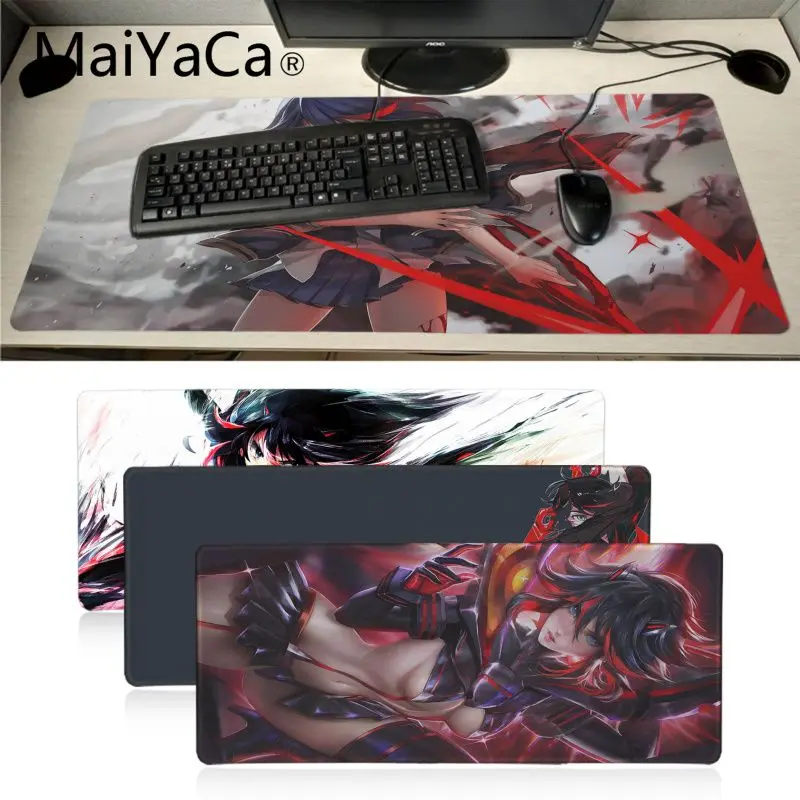 

MaiYaCa Custom Skin Kill La Kill Matoi Ryuuko Natural Rubber Gaming mousepad Desk Mat durable office accessory and gift mousepad