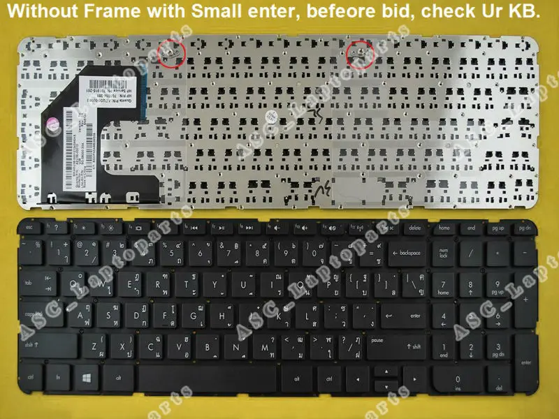Черная клавиатура TA для ноутбука HP Pavilion 15 B000 B 15t b100 b000 15z без рамки WIN8|keyboard for hp|keyboard