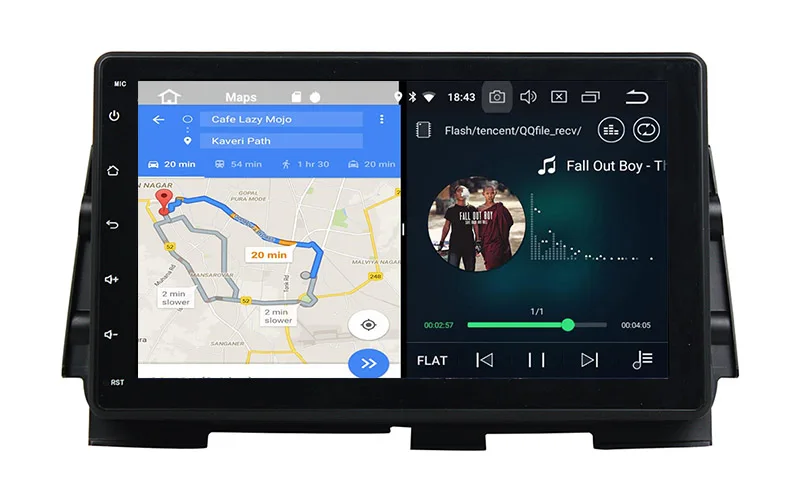 Nissan Kicks Micra 2016 2017 android head unit radio 3