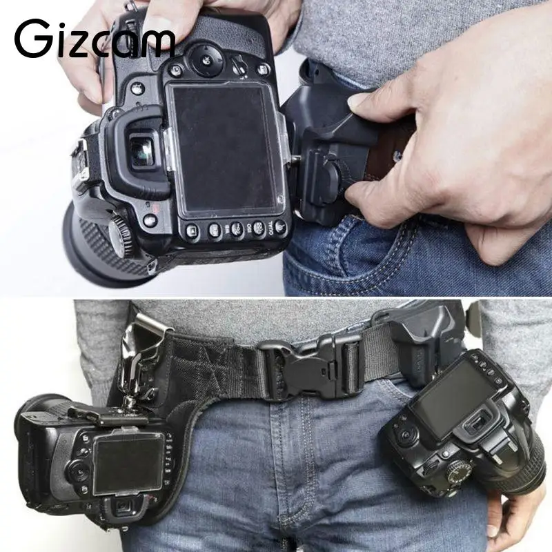 Чехол для Камеры Gizcam с быстрой загрузкой поясной ремень пряжкой аксессуары DSLR