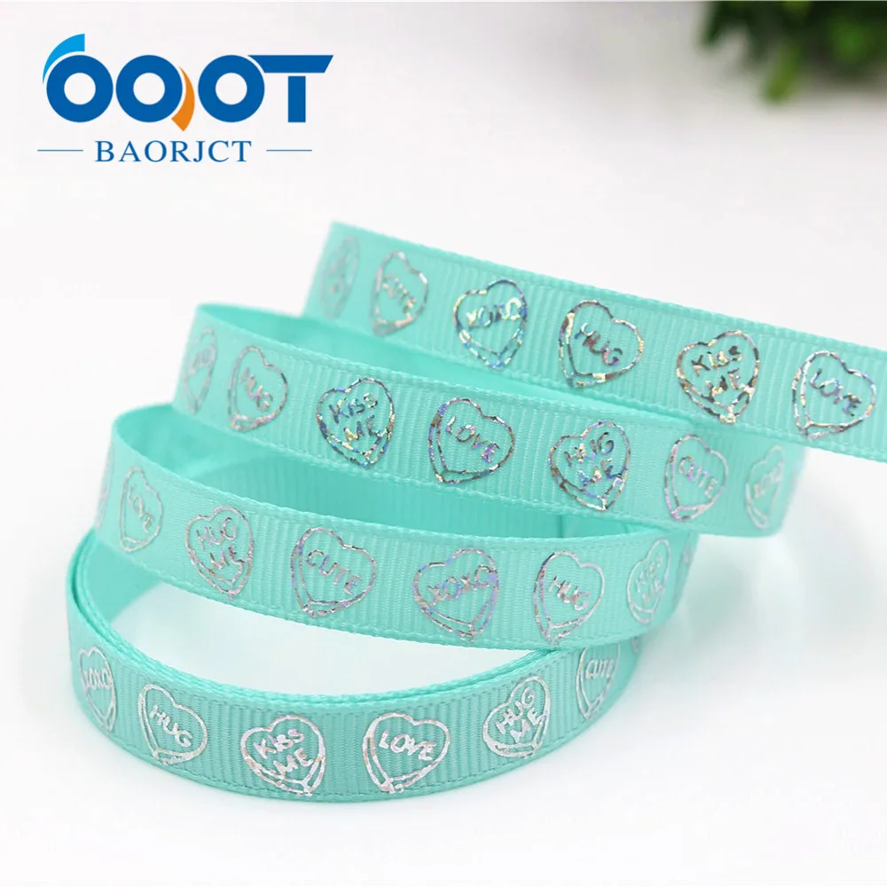 OOOT BAORJCT G 18609 369 10 мм ярдов лазерная серебряная в форме сердца с принтом love