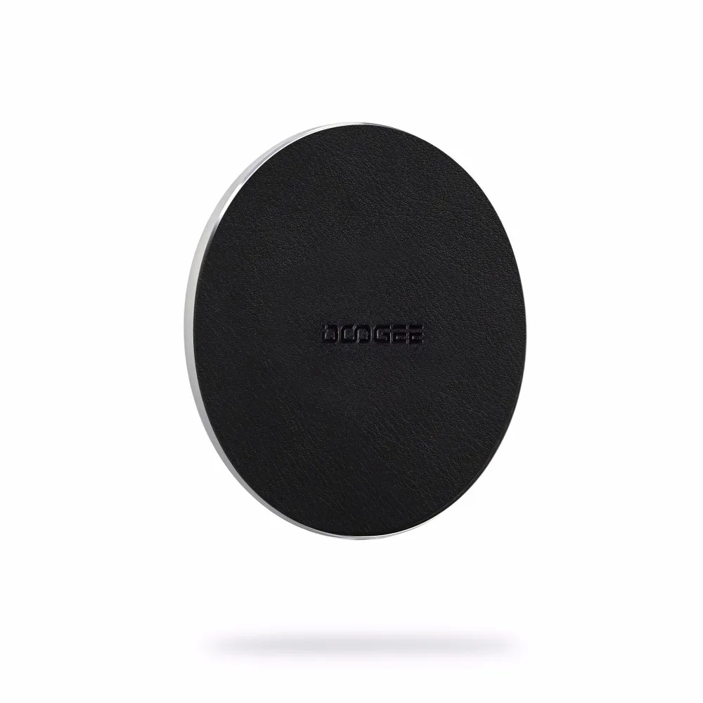 Skup 2019 nowa bezprzewodowa ładowarka DOOGEE C2 10W wyjście 5 V 2A 9 V 1.67A LED skórzana przenośna ładowarka doogee bl9000