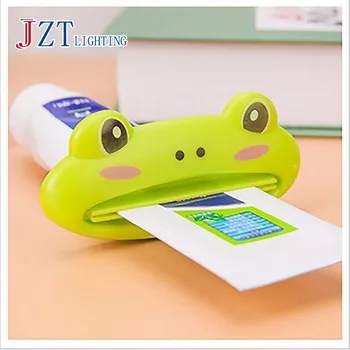

Z Bathroom Tube Rolling Holder Squeezer Cartoon Lip Toothpaste Squeezing Device Toothpaste Clamp Extrusion Christmas Gift