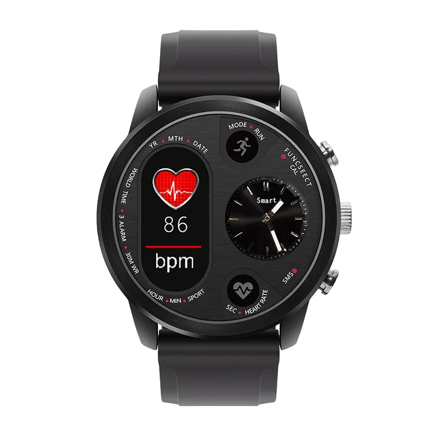 Aimitek T3 Sport Hybrid Smart Watch-black