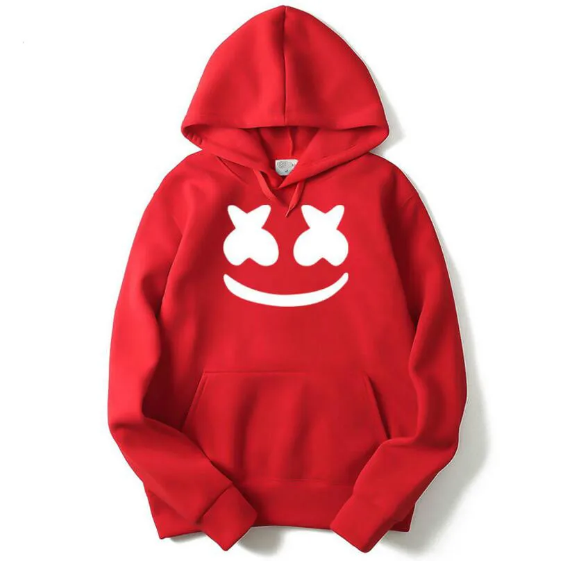 Buy autumn winter new brand Marshmello face hoodies