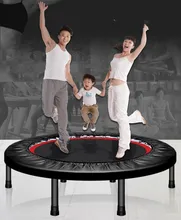 

Trampoline adult fitness fat burning jumping bed children with handrails