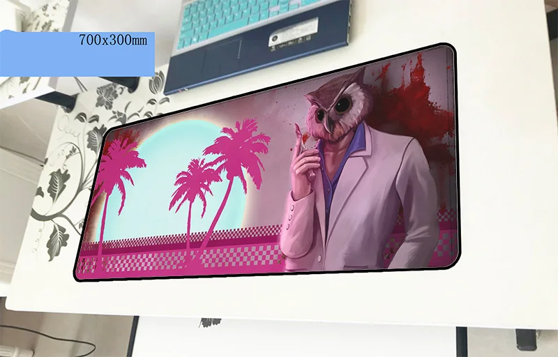 Hotline Miami mousepad gamer Gorgeous 700x300x3mm gaming mouse pad Colourful font b notebook b font font