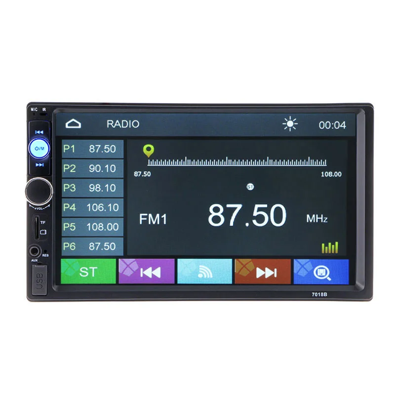 Универсальный Автомобильный мультимедийный плеер 2 din 7 дюймов Bluetooth стерео FM