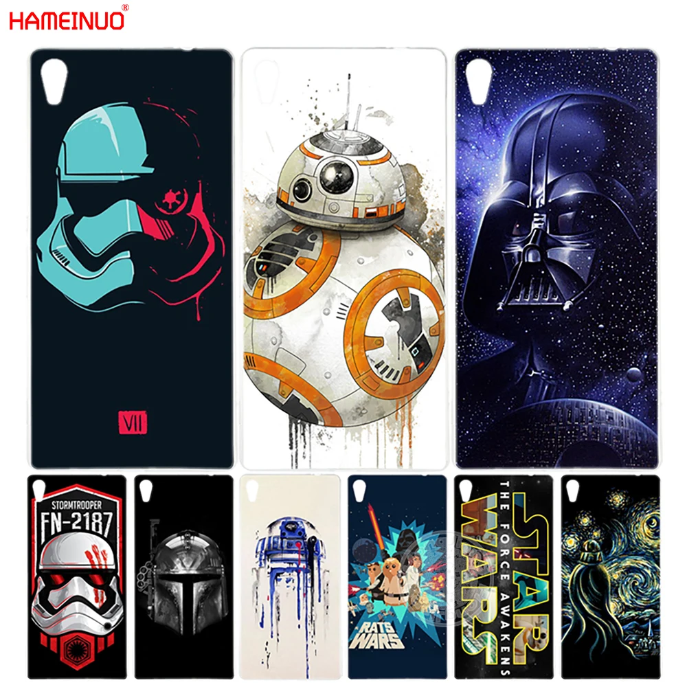 

HAMEINUO star wars R2D2 darth vader soldier Cover Case for sony xperia C6 XA1 XA ULTRA X XP L1 X compact XR/XZ/XZS PREMIUM