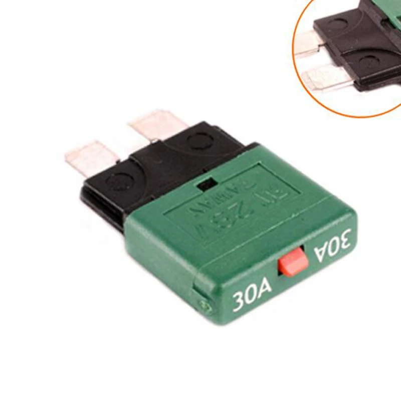 

Medium Blade Fuse Zinc Alloy and Plastic Material Overload Protect 30A AMP Set For Auto Car Truck