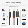 Ugreen RCA 3.5mm jack Cable 2 RCA Male to 3.5 mm Male Audio Cable 1M 2M 3M Aux Cable for Edifer Home Theater DVD Headphone PC ► Photo 2/6