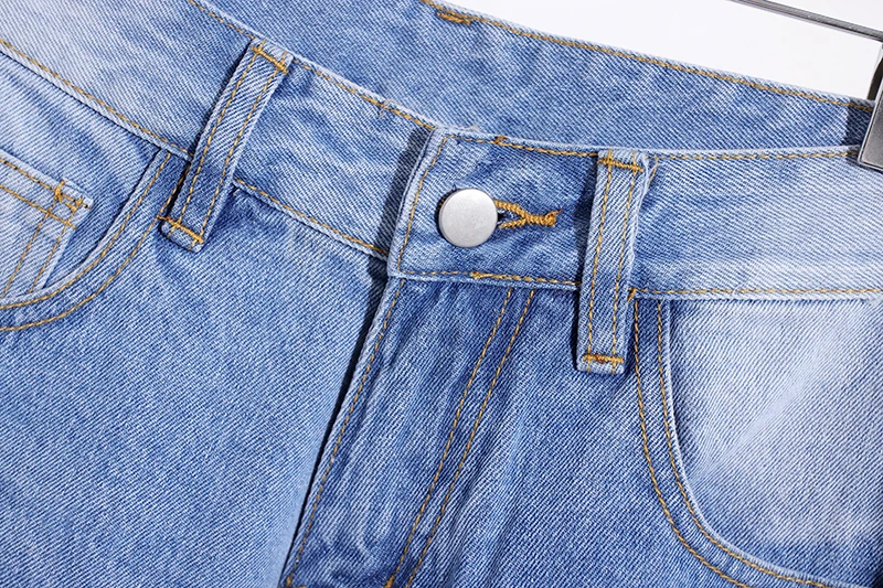 Ripped Jeans for Woman High Waist Plus Size Boyfriend Jeans For Women Blue Denim Mom Jeans Femme Pants Feminino Trousers