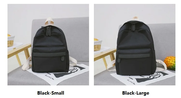 MJ Women Canvas Backpacks Ladies Shoulder School Bag Backpack Rucksack for Girls 2019 Travel Fashion Bag Casual Student Bag (4)