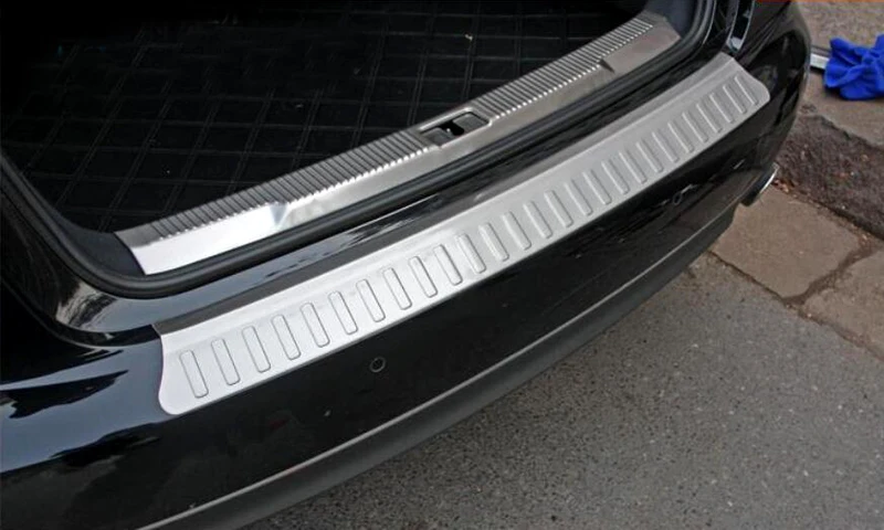 

Built-in & Outer rear bumper guard plate 2pcs For Audi A6 C7 2012 2013 2014 2015