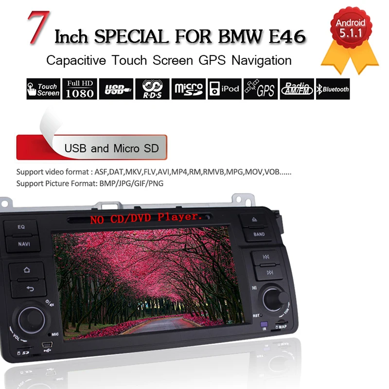 Best Android 8.1 HD 7 Inch Quad Core Car DVD Player GPS Auto Radio For BMW E46 M3 318 320 325 with Canbus Free 8G Card and Map 2 Best Android 8.1 HD 7 Inch Quad Core Car DVD Player GPS Auto Radio For BMW E46 M3 318 320 325 with Canbus Free 8G Card and Map 2