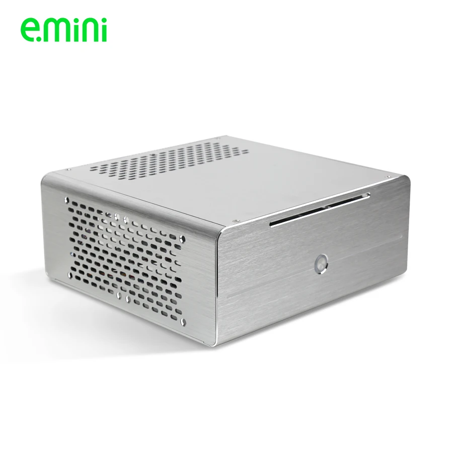 Чехол для настольного ПК Realan mini itx алюминиевый чехол без блока питания с