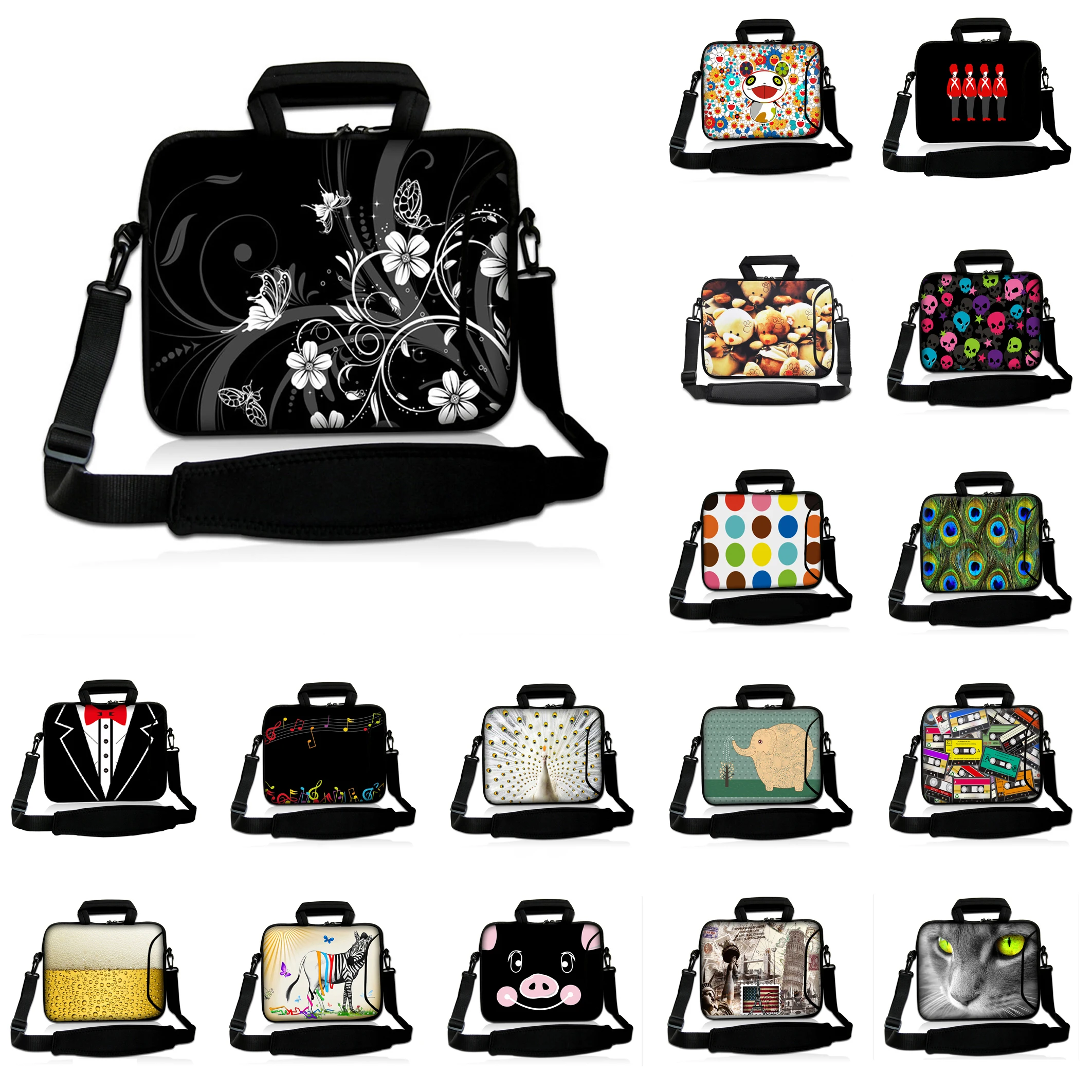 

Laptop Messenger Shoulder School Bags For Apple iPad Macbook Air/Pro 9.7 12 13 14 15.4 17 Inch Laptop Bag Tablet 10.1 Briefcase