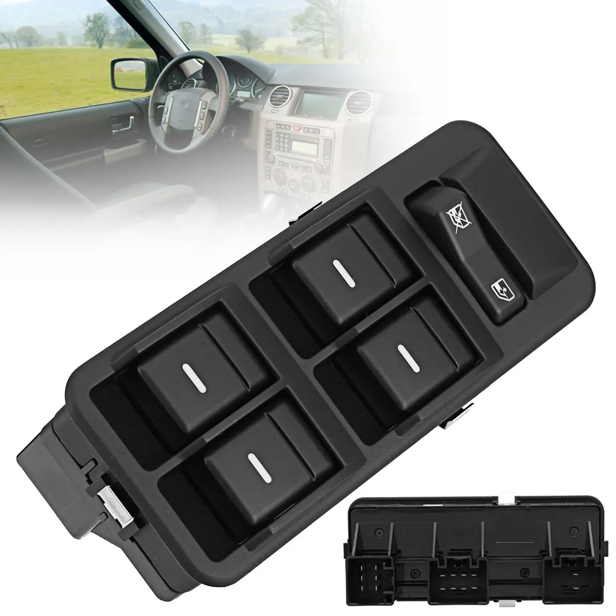 

YUD501110PVJABS YUD501570PVJ Electric Power Window Control Switch ABS For Land Rover Range Rover Sport 2006-2007 LR3 2005-2009