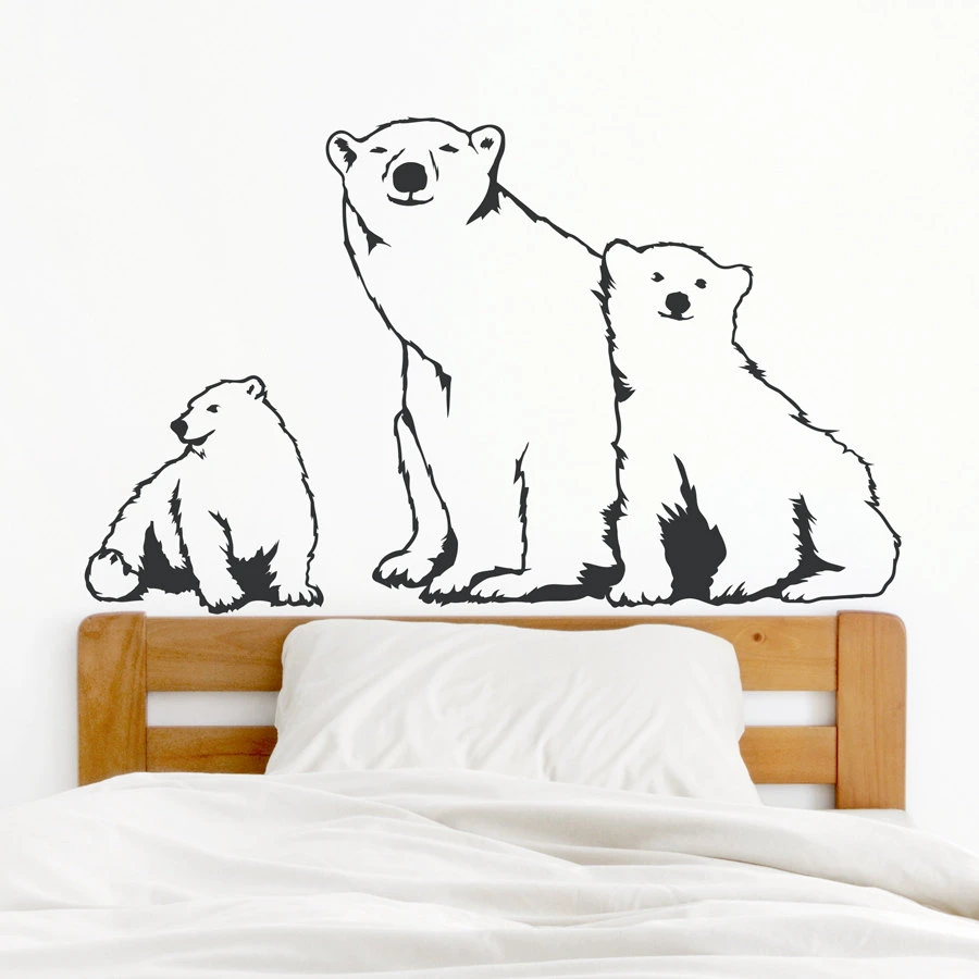 Bear Family Wall Decals wall stickers