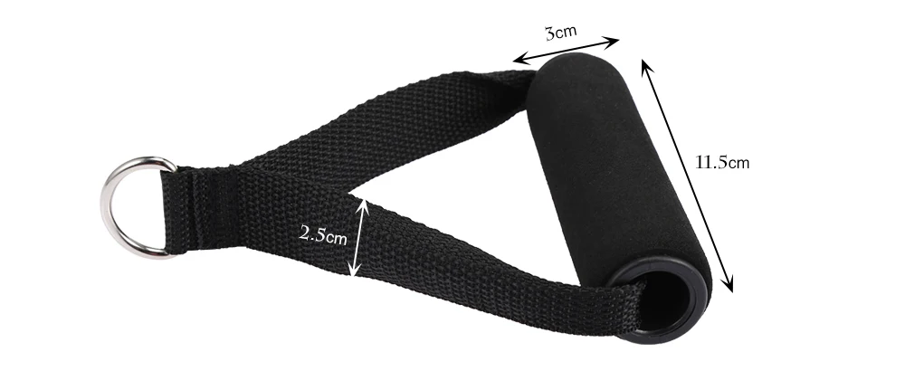 Fitness Triceps Fixing Rope Resistance Band Pull Handles