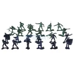 24x 5-6 см Millitary реалистично Масштабируемые армейские солдаты и полицейские Фигурки игрушки макет декорации Childen взрослые игрушки коллекция