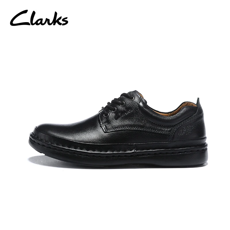 

Original Luxury Brand Clarks Men Leather Casual Shoes Handmade Genuine 2019 New Mens Loafers Moccasins Black Formal Shoes