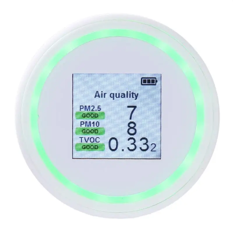 

Digital Voice Alarm M3 Air Quality Detector TFT-LCD PM2.5/PM10/TVOC Gas Monitor Tester Analyzer Temperature Humidity Meter
