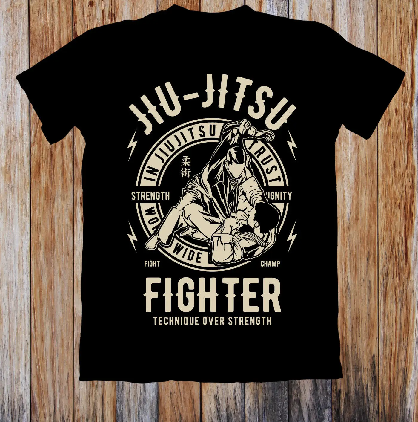 JIU JITSU FIGHTER футболка унисекс 2018 Футболка с принтом Мужская короткими рукавами и