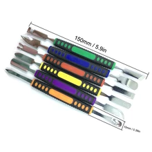 6 In 1 Dual Ends Opening Pry Tools Metal Spudgers for iPad iPhone Sumsang Cell Phone Tablet Laptop Repair Tools