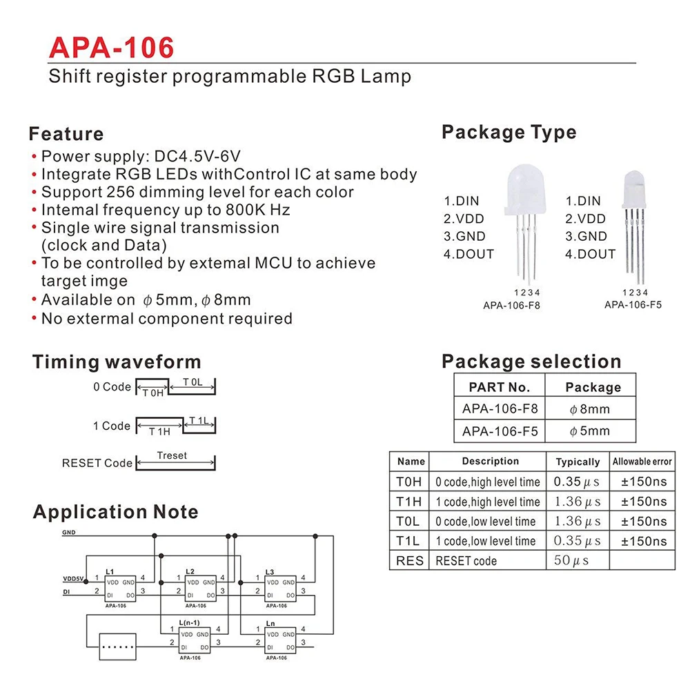 5-1000 шт. DC5V круглая шляпа RGB светодиодный s с APA-106 5 мм F5 8 мм F8 Программируемый RGB лампа пикселей Arduino светодиодный Светодиодная лента полного