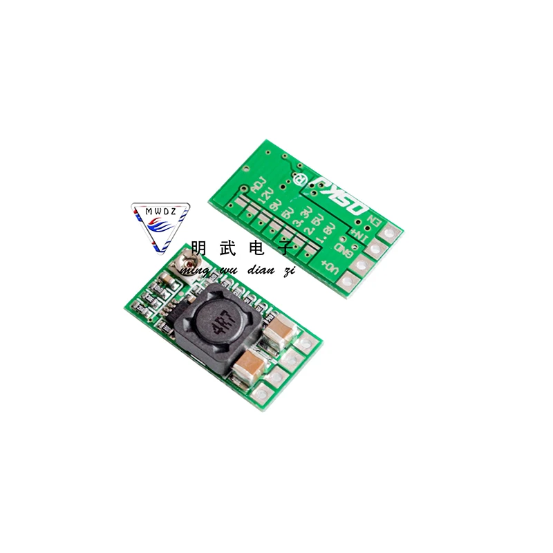 

2Pcs Mini DC-DC 12-24V To 5V 3A Step Down Power Supply Module Voltage Buck Converter Adjustable 97.5% 1.8V 2.5V 3.3V 5V 9V 12V