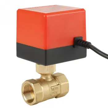 

DC 12V G3/4" DN20 Brass 2 Way Motorized Ball Electrical Valve for Flow Control 2 Way Motorized Ball Valve