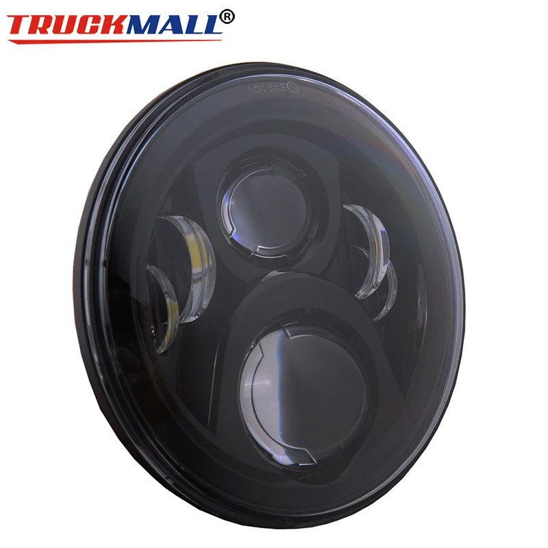 Мотоцикл 7 дюймов DOT EMARK LED 12V 24V фара с Hi/Lo луч фары замена для мотоцикла| |