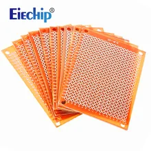 5 шт./лот, универсальная печатная плата 5*7 5*7 см, 2,54 мм, DIY Прототип, бумага, печатная панель 5x7 см, 50x70 мм
