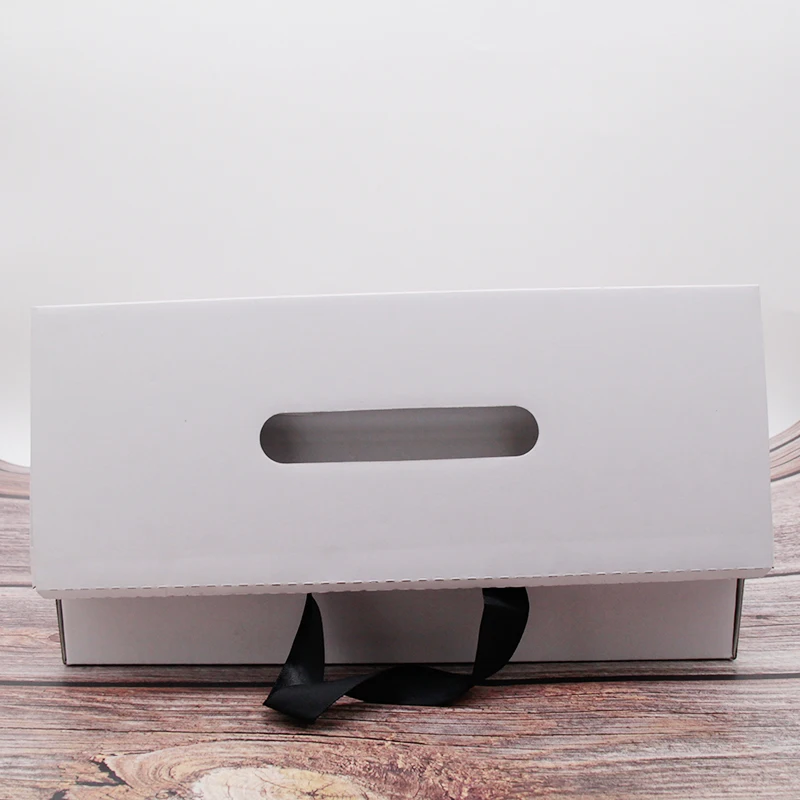 Заказная портативная коробка высокого класса коробка для обуви упаковочная коробка для парика Защита окружающей среды крафт-бумага подарочная коробка может быть настроена