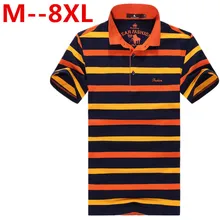 plus size 8XL 6XL 5XL 4XL polos 2016 New Men s Fashion Men Cotton round collar