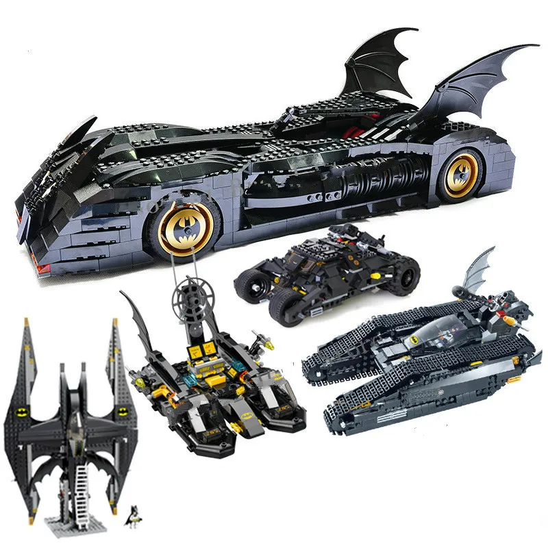 

Genuine Legoingly Batman Tumbler BatMobile Fighter Tank Warship Compatible with 7784 Super Heroes Batman Blocks