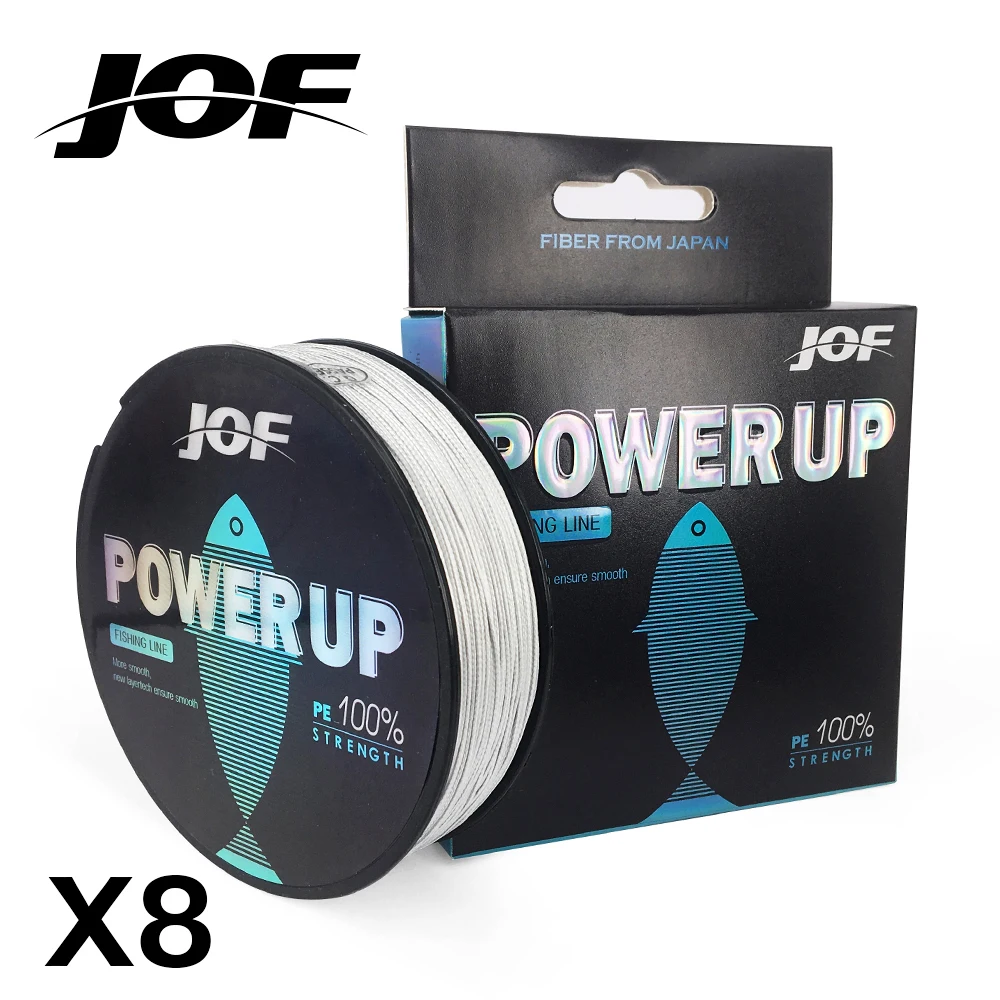 

JOF 300M 8 Strand Weaves Fishing Lines PE Braided Multifilament Fishing Rope