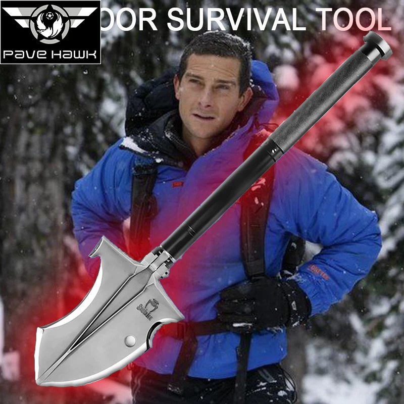 

Steel shovel case sapped Spade Pickax Camping Knife Tool Outdoor hiking trekking multifunction folding cook DIY Accessories