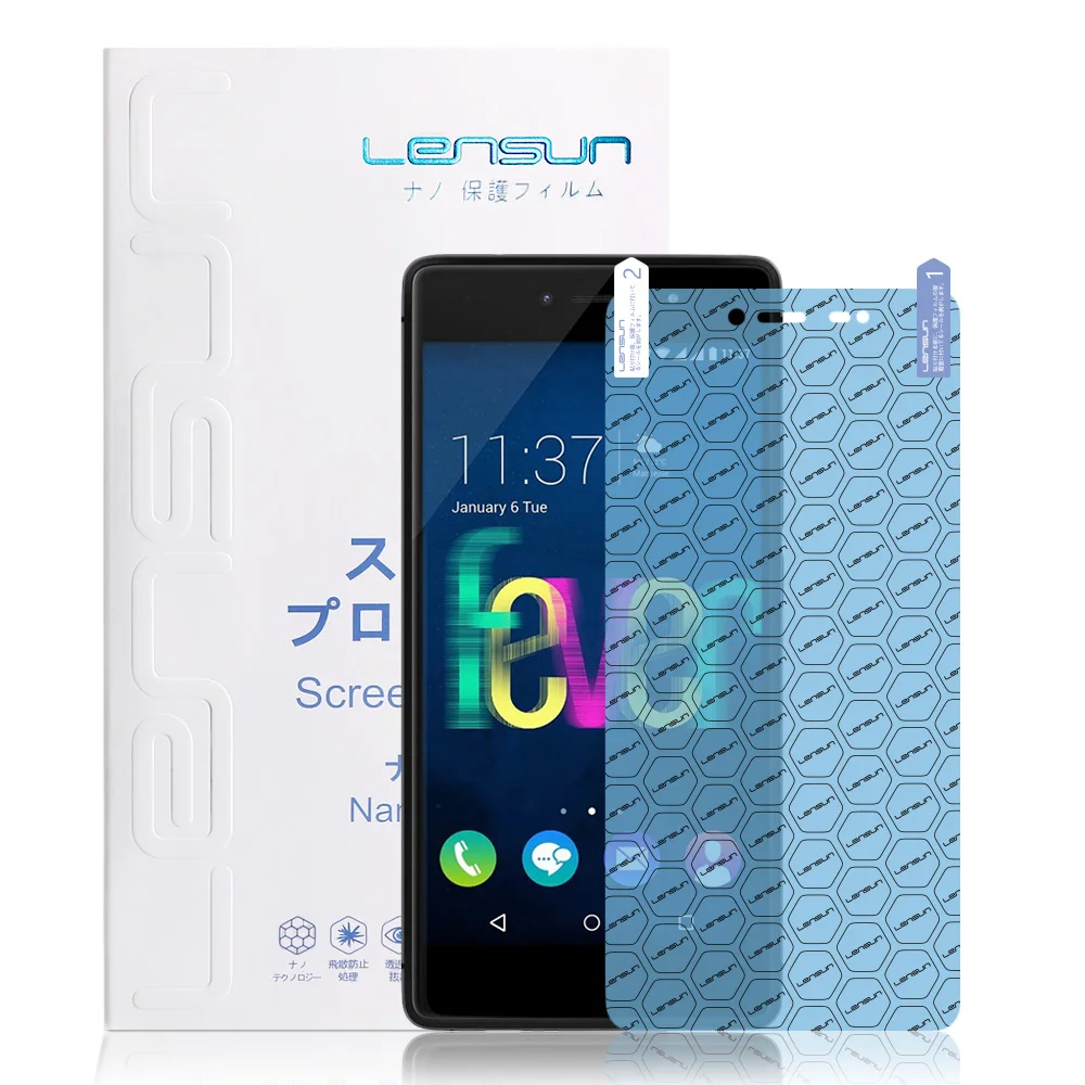 Free DHL Shipping LENSUN Scratch Proof Nano Shield Screen Protector For