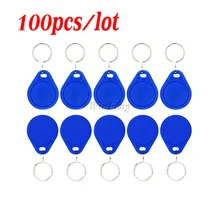 100 шт./лот) дешевая цена ABS Водонепроницаемая программа Пассивная RFID Метка 125 кГц идентификатор приближения брелок