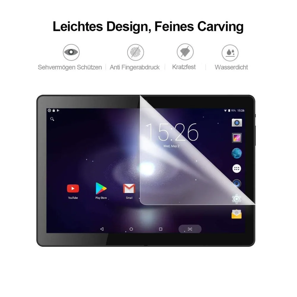 ZONNYOU 3g/4G LTE Tablet PC 10-дюймовый Octa Core Tablet Android 7,0 Оперативная память 4 Гб Встроенная память 32 GB Dual SIM WI-FI Bluetooth GPS планшет 10,1