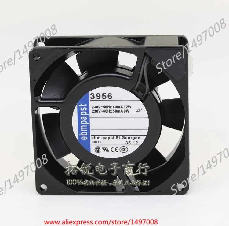 Ebm papst 3956 AC 230V 12W 90x90x25mm вентилятор охлаждения сервера|ebm papst|square fanserver fan |
