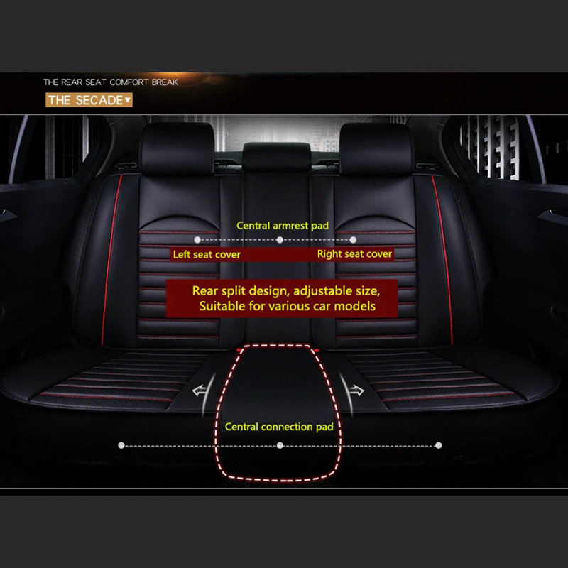 5 мест/Набор кожаные защитные чехлы на сиденье автомобиля для kia ceed peugeot 206 octavia focus 2