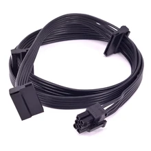PCI express Port Multiplier 6Pin para 15Pin 3 SATA Cabo de Alimentação para CORSÁRIO RM1000 RM850 RM750 RM650 RM550 RM450 modular PSU