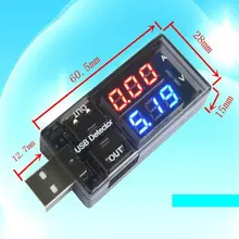 USB блок питания батарея Зарядка тестер метр Вольтметр Амперметр метр