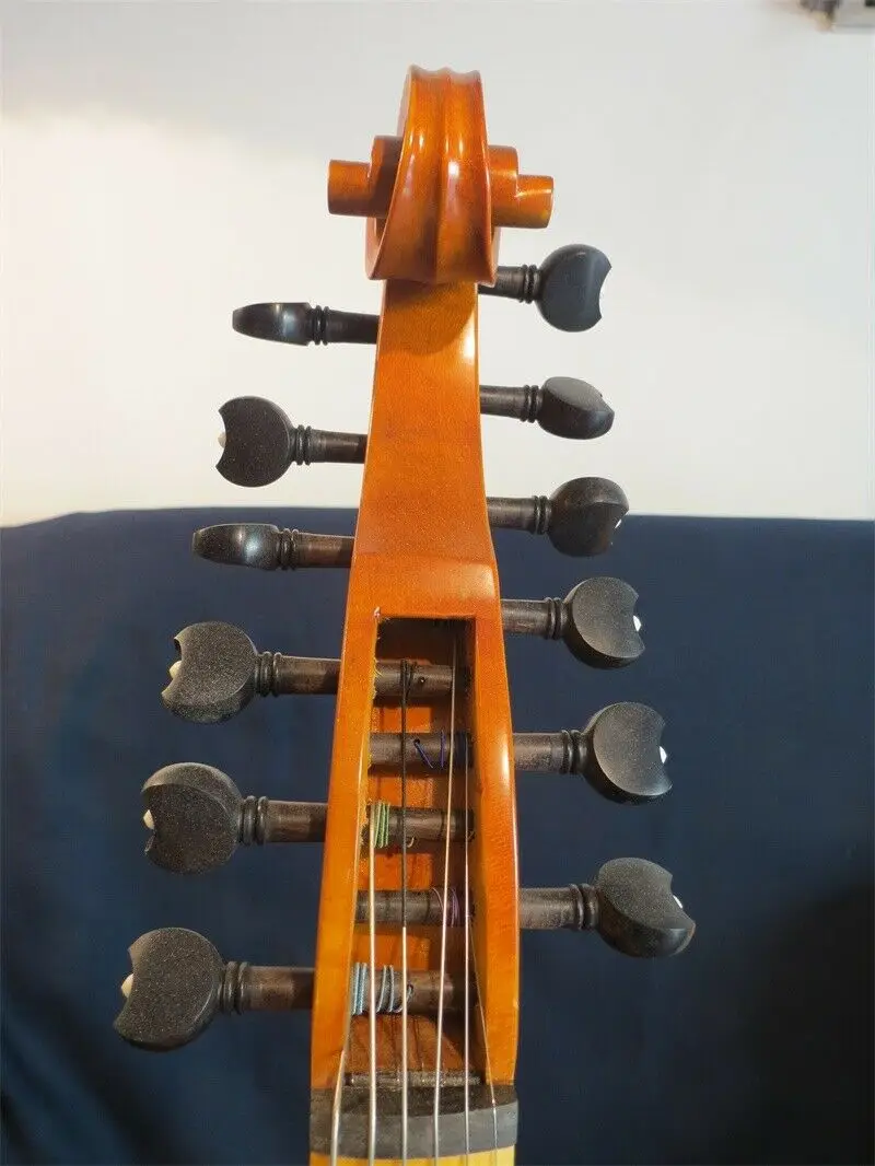 Baroque style SONG master 6x6 strings 14" Viola d'Amore ,carving back #14101