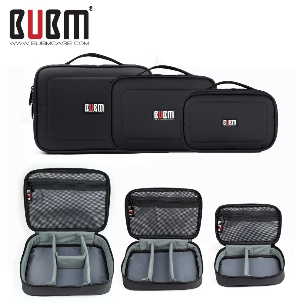 

BUBM Electronic Accessories storage Bag Digital Gadget Devices Cable USB Flash IPAD Organizer Travel Carry Case Cosmetic Bag