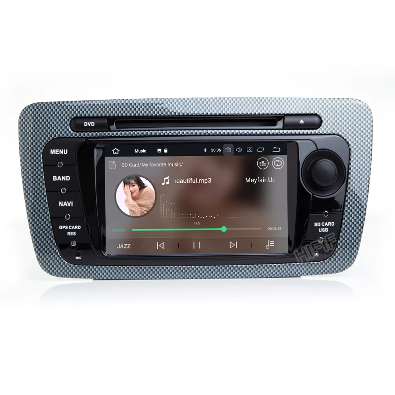 Flash Deal DSP Android 9.0 CAR DVD GPS Player Bluetooth Car Sat Nav Stereo Radio Navigation 2 Din GPS Head Unit For SEAT IBIZA 2009-2013 4